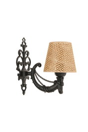 Opviq Lámpara de pared Gloria Hazeran - Natural, Negro
